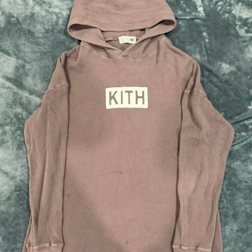 Kith Men's Brown and Purple Hoodie